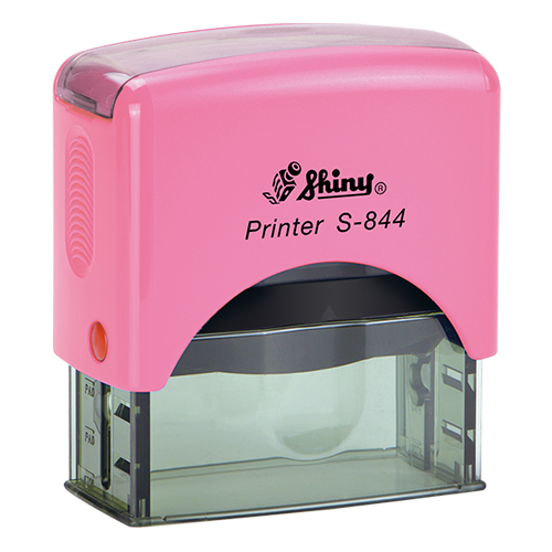 Wisconsin Notary Stamp - Shiny S844 (Pink)