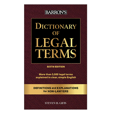 Dictionary of Legal Terms for Wisconsin Notaries