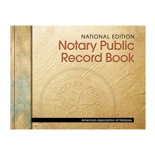 Wisconsin Notary Public Journal (Record Book) - Stone Cover