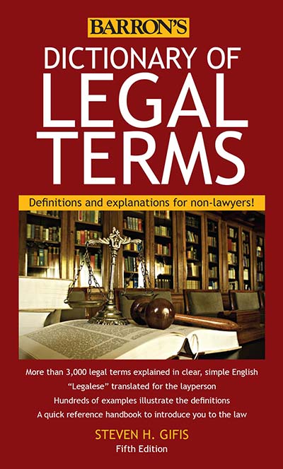 Dictionary of Legal Terms for Wisconsin Notaries