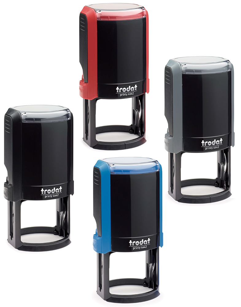 Wisconsin Notary Stamp - Trodat 4642 Notary Self-inking Stamp (Round)